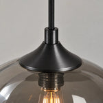 Charger l'image dans la visionneuse de galerie, Smoky Gray Glass Globe Pendant Light