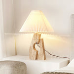 Load image into Gallery viewer, Modern Artistic Stone Pillar Travertine Table Lamp M05
