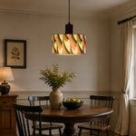Bild in Gallery-Viewer laden, Fabric drum pendant light 04