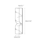 Cargar imagen en el visor de la Galería, Lámpara de Pared Rectangular Moderna de Alabastro – Aplique Minimalista para Dormitorio, Pasillo y Sala