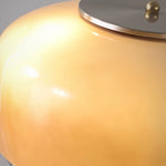 Bild in Gallery-Viewer laden, Illuminated smoky taupe glass shade detail