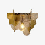 Cargar imagen en el visor de la Galería, Petal Glass Semi-Flush Mount Ceiling Light