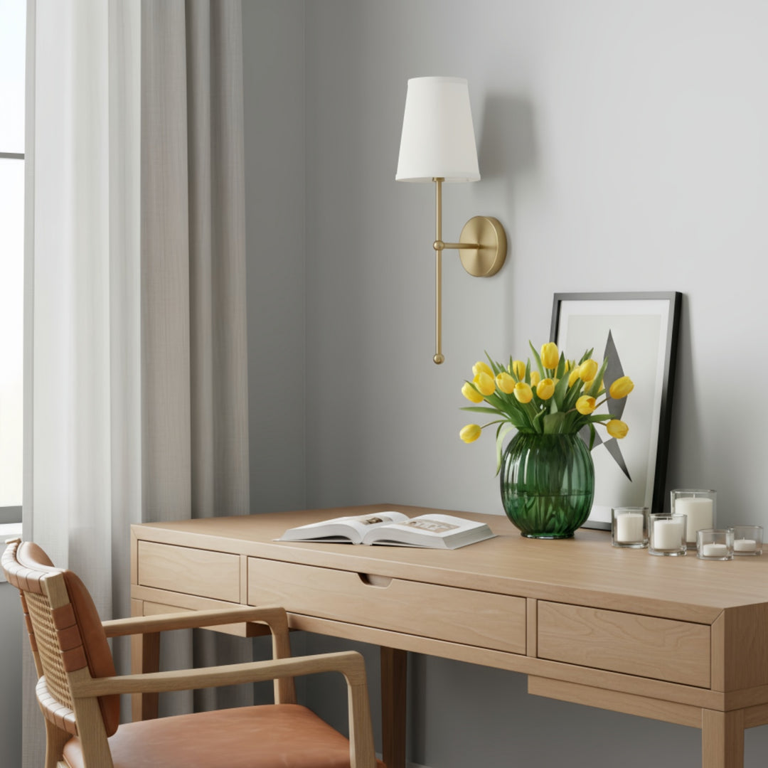 Meshara Wandleuchte - Moderne Metallleuchte für Wohnzimmer