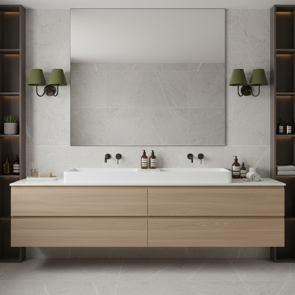 Aplique de pared Luvora con pantalla de tela y pantalla de tambor - Aplique plisado clásico