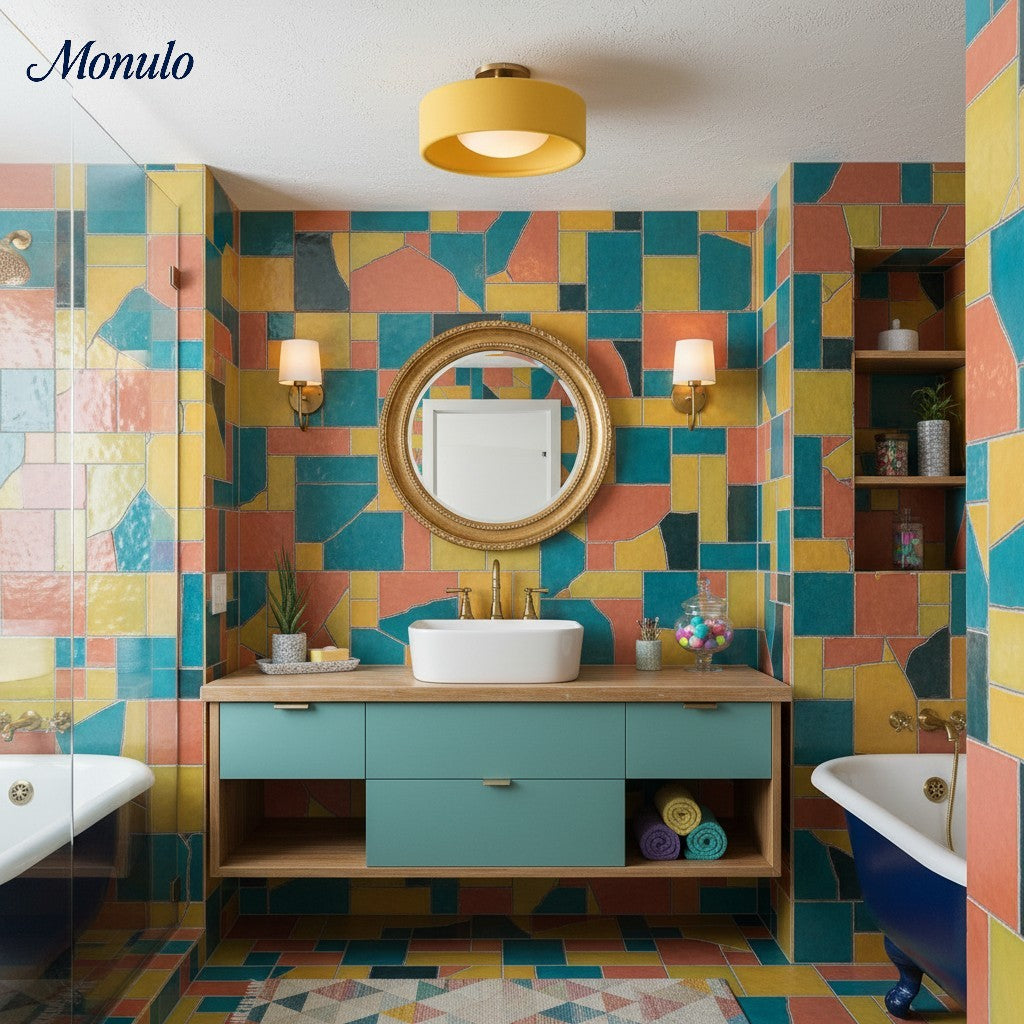 Plafonnier encastré en porcelaine Cerova – Luminaire discret