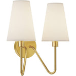 Load image into Gallery viewer, American Iron Fabric Shade Wall Sconce
