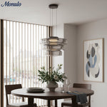 Load image into Gallery viewer, Verdoma Stacked Disc Form Glass Pendant Light Contemporary Nordic Lighting for Kitchens