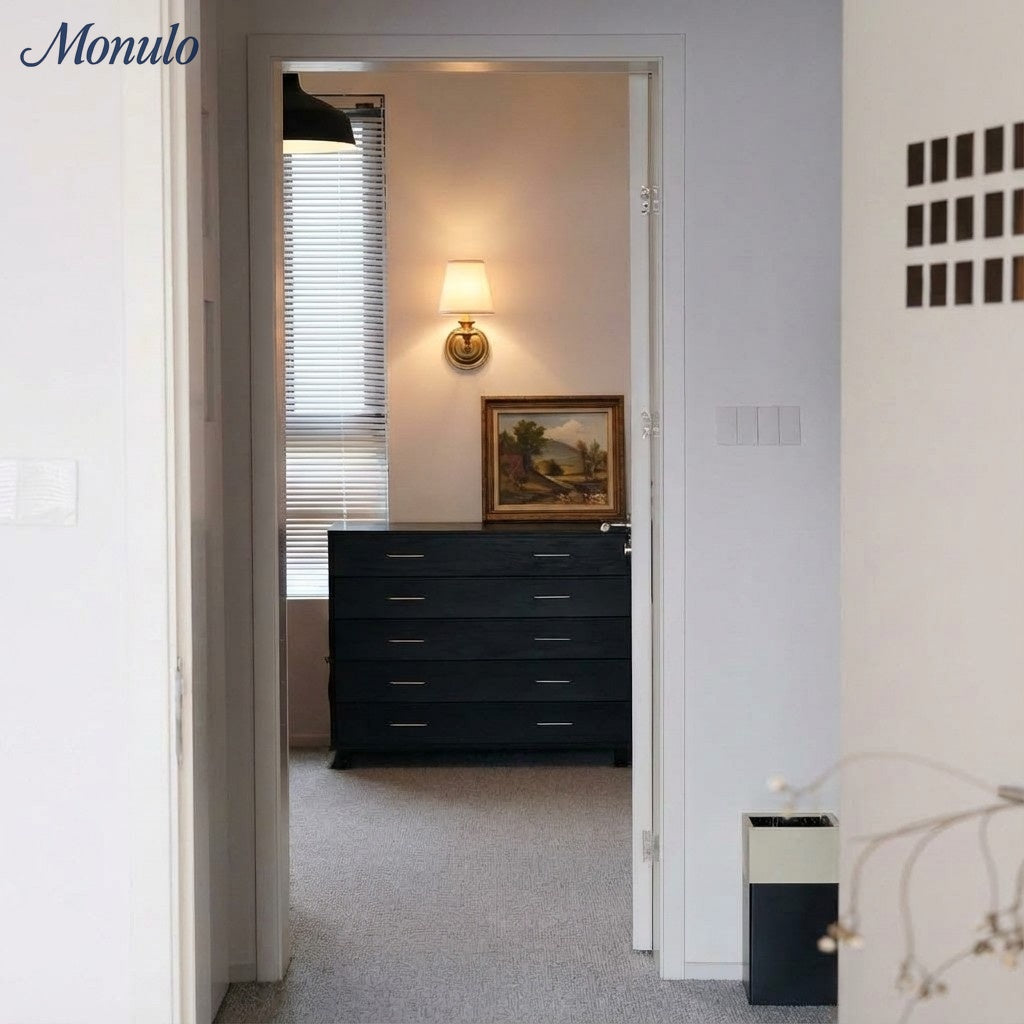 Rowan Drum Shade Wandlampe – Stoff-Wandleuchte für gemütliche Landhausbeleuchtung