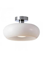 Load image into Gallery viewer, Retro Brass Bauhaus Glass Disc Ceiling Lamp
