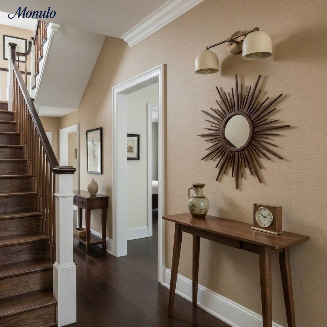 Aplique de pared Metio Dome para tocador – Lámpara de estilo Mid-Century para baño