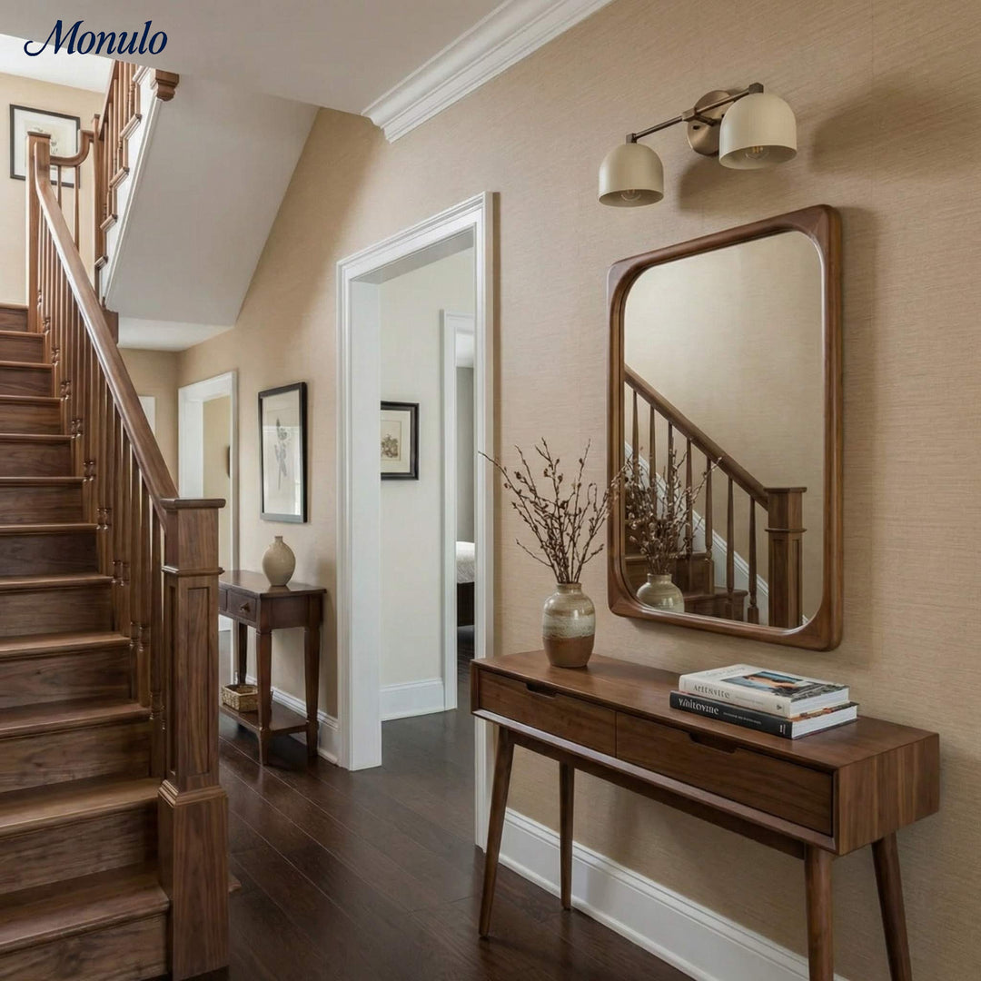 Aplique de pared Metio Dome para tocador – Lámpara de estilo Mid-Century para baño