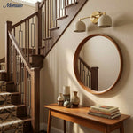 Cargar imagen en el visor de la Galería, Aplique de pared Metio Dome para tocador – Lámpara de estilo Mid-Century para baño