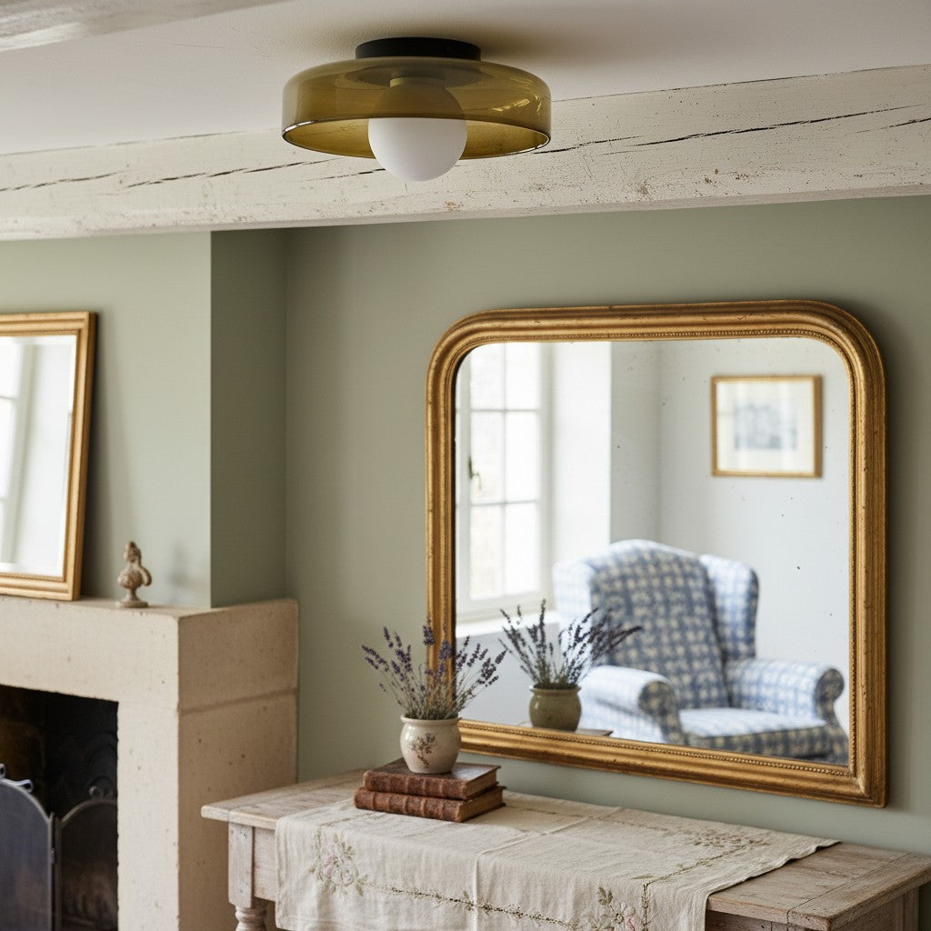 Verdoma Morandic Scheiben-Orb Wand- und Deckenlampe für moderne Innenräume