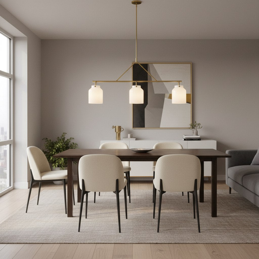 Hanton Nordic Metal Morandi Metal Pendant Light — Nordic Minimalist Fixture