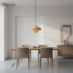 Load image into Gallery viewer, Koloro Modern Art-Inspired Curved Glass Pendant Fixture - Transitional Style Lighting for Living Spaces
