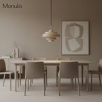 Load image into Gallery viewer, Koloro Modern Art-Inspired Curved Glass Pendant Fixture - Transitional Style Lighting for Living Spaces

