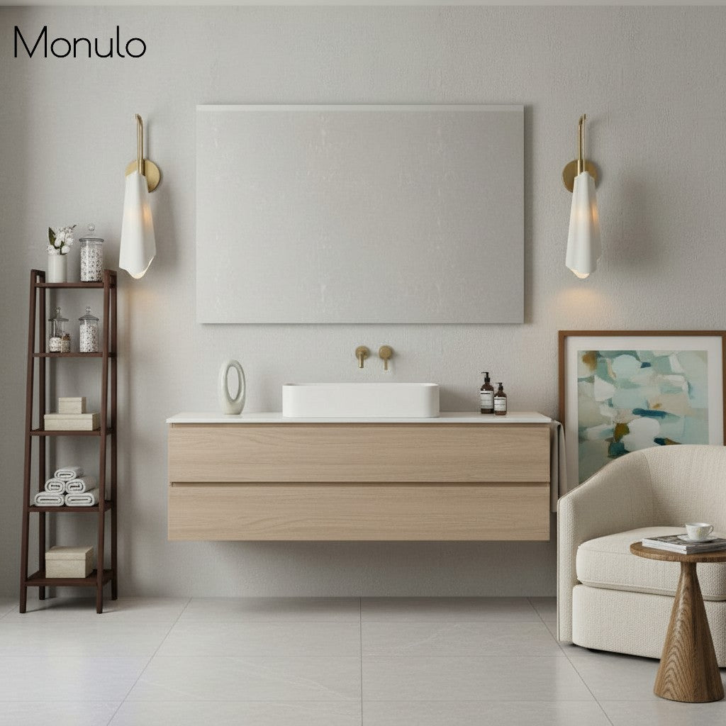 Applique murale sculpturale en céramique Orovia – Éclairage moderne pour chambre, cuisine et salle de bain