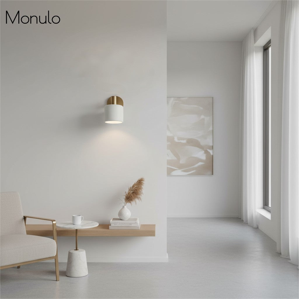 Aplique de pared pivotante de porcelana moderna Cerova 