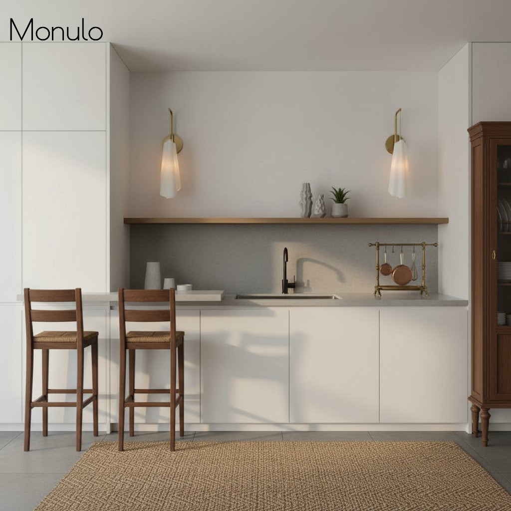 Applique murale sculpturale en céramique Orovia – Éclairage moderne pour chambre, cuisine et salle de bain