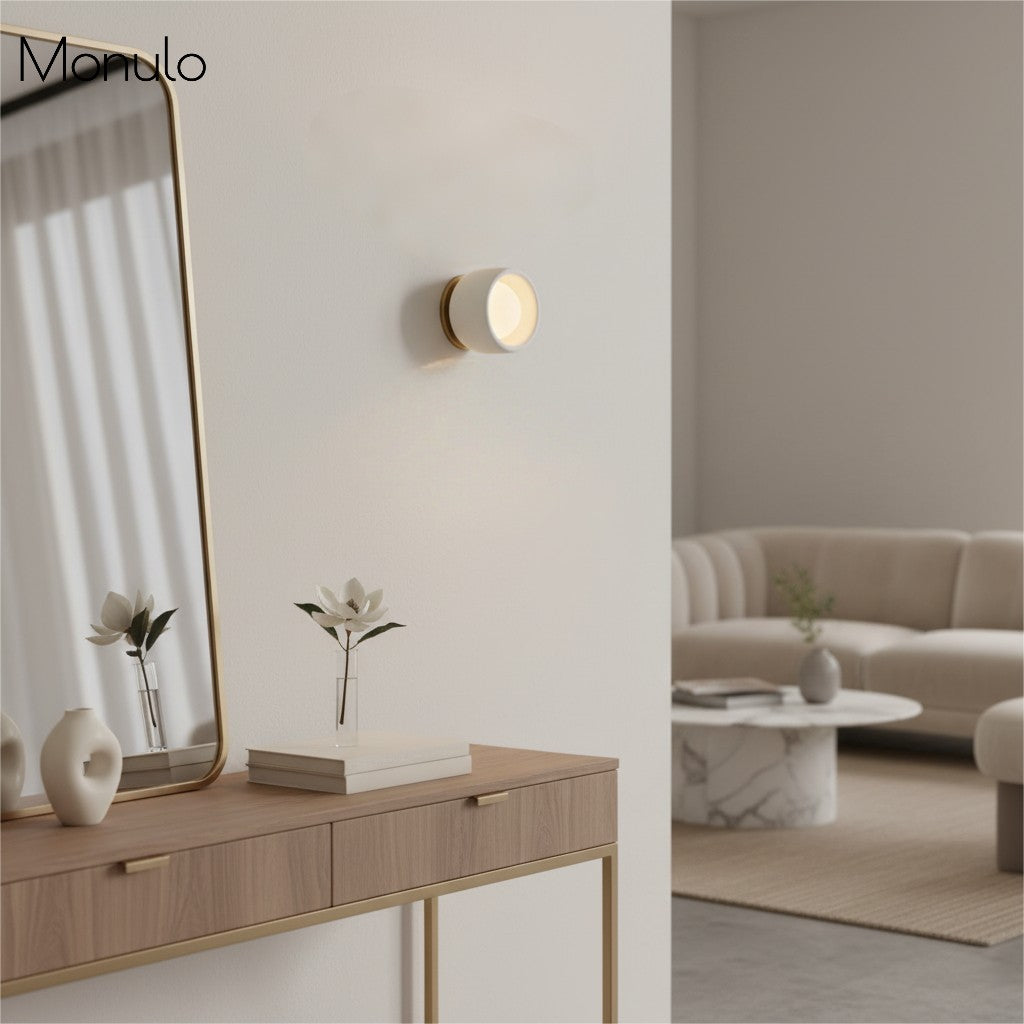 Aplique de pared pivotante de porcelana moderna Cerova 