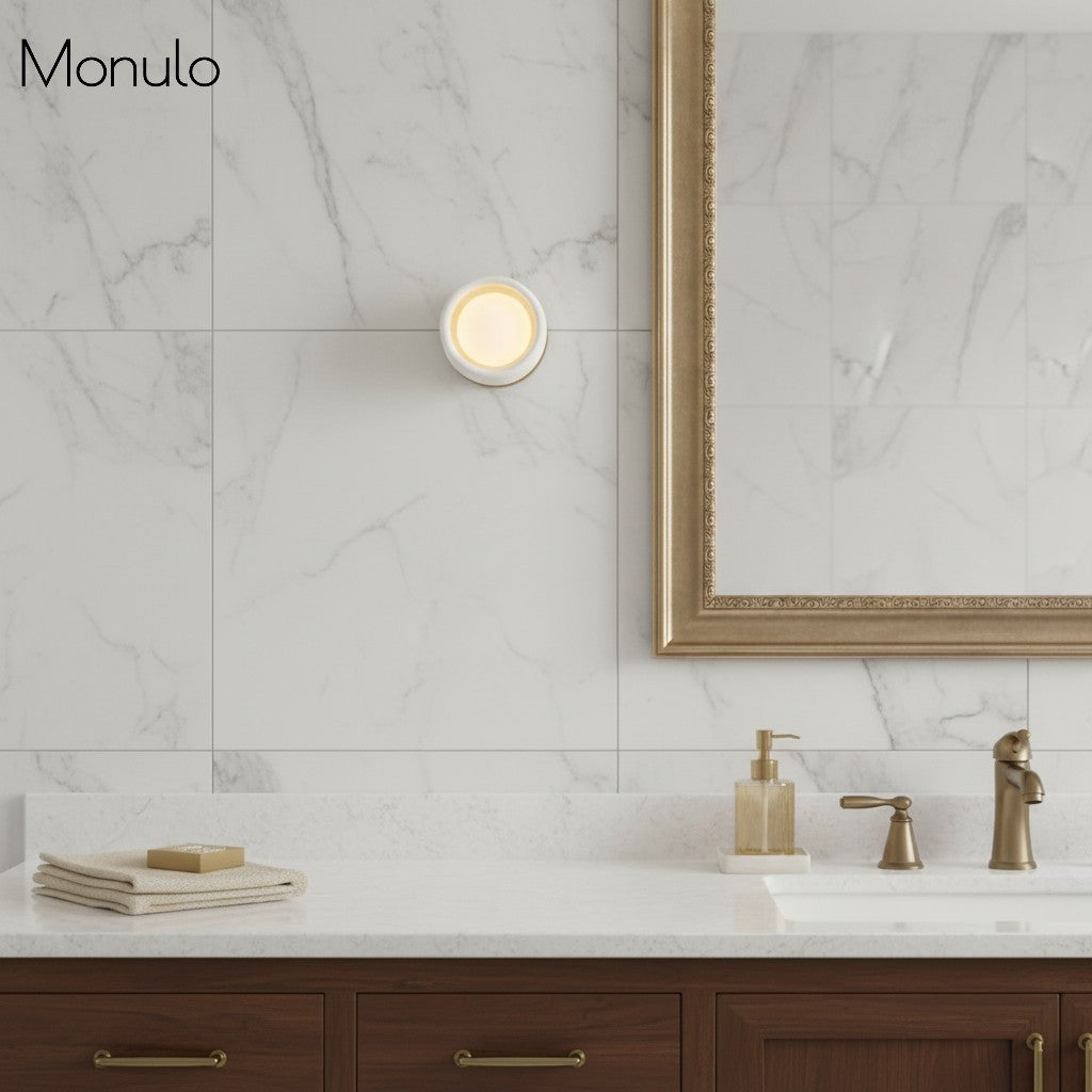 Aplique de pared pivotante de porcelana moderna Cerova 