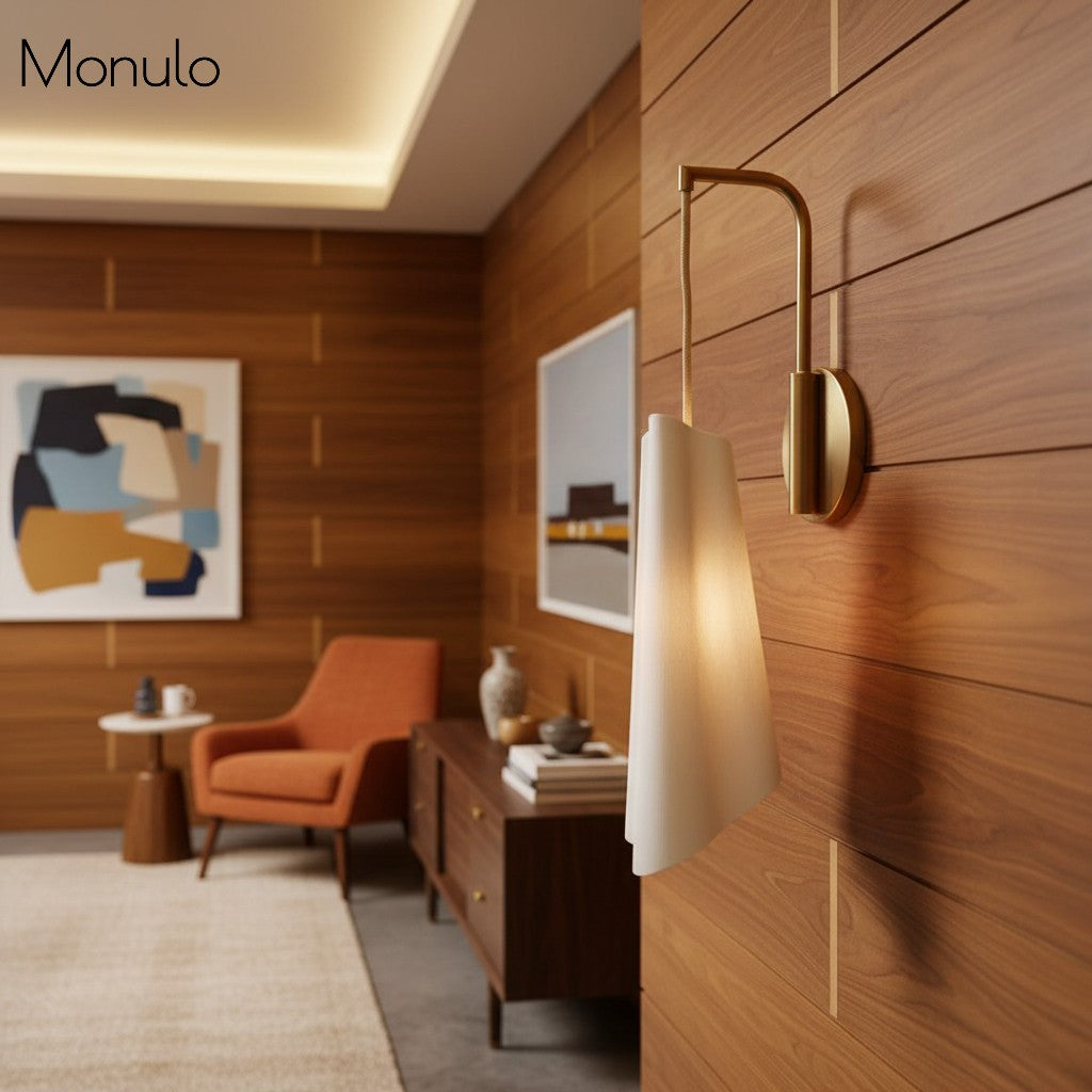 Applique murale sculpturale en céramique Orovia – Éclairage moderne pour chambre, cuisine et salle de bain