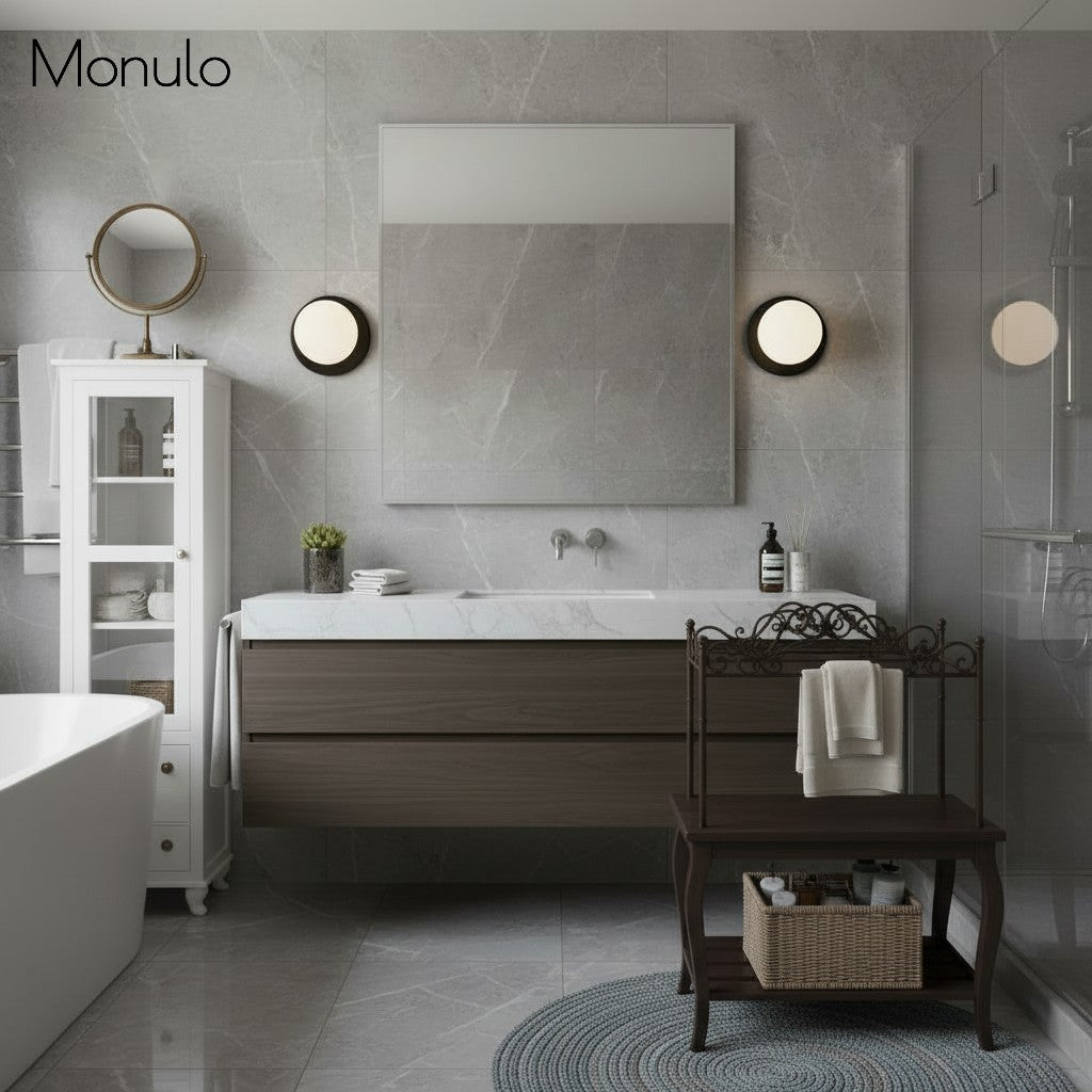 Glorica Glass Modern Glass Globe Wall Sconce - Sleek Metal Design for Living Rooms and Bedrooms