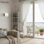 Load image into Gallery viewer, Glorica Sculptural Globe Wall Lamp – Mid-Century Modern Accent Light for bedroom &amp; hallway
