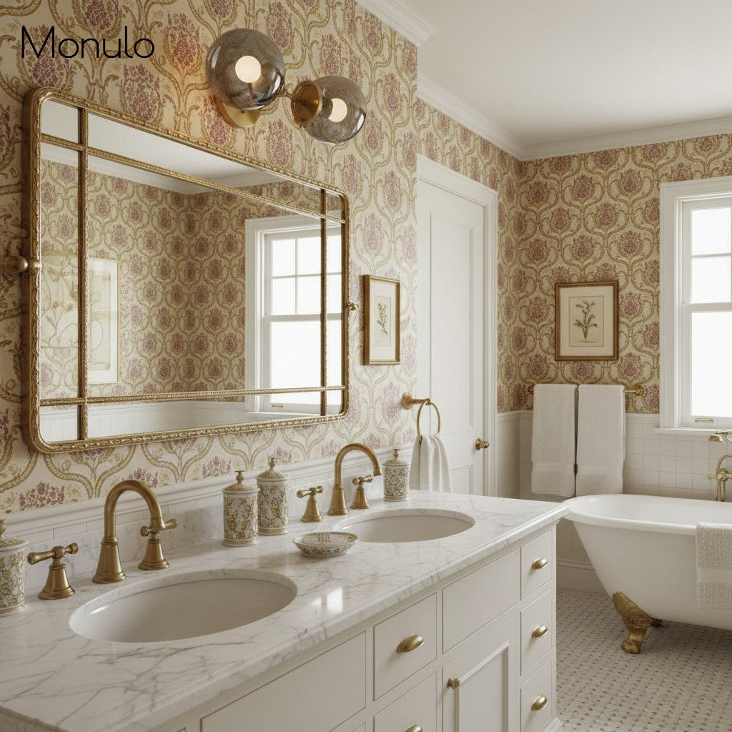 Lámpara de tocador de baño moderna de estilo industrial Lumio Globe de cristal transparente