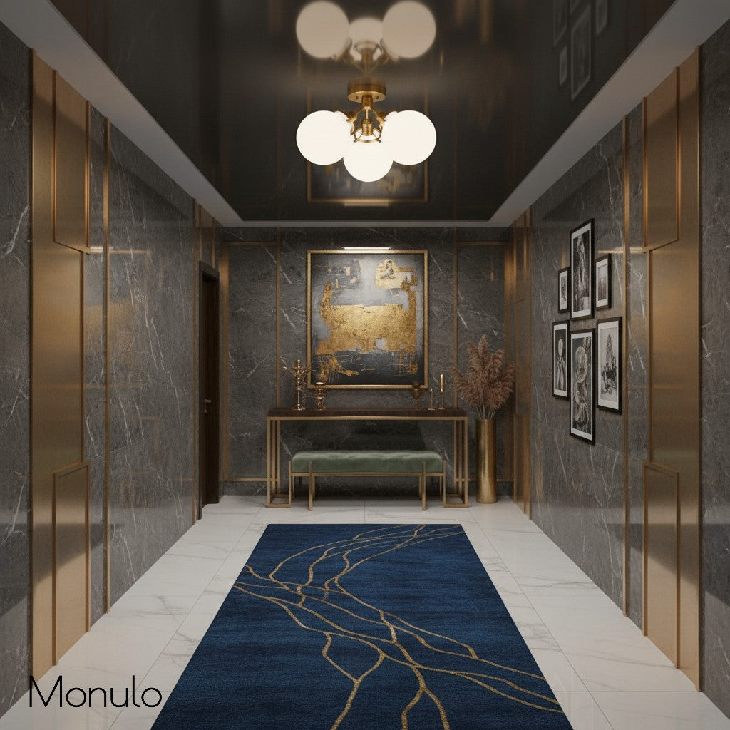 Glorica Glass Mid-Century Modern Globe Ceiling Light – Elegant Metal Semi-Flush Mount Lamp for Dining Rooms and Living Spaces