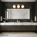 Load image into Gallery viewer, Glorica Glass Modern 3-Light Globe Vanity Wall Light for Bathroom
