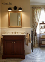 Load image into Gallery viewer, Metio Dome Vanity Wall Light – Mid-Century Fixture for Bathroom
