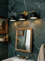 Load image into Gallery viewer, Metio Dome Vanity Wall Light – Mid-Century Fixture for Bathroom

