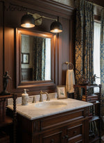 Load image into Gallery viewer, Metio Dome Vanity Wall Light – Mid-Century Fixture for Bathroom
