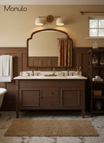 Load image into Gallery viewer, Metio Dome Vanity Wall Light – Mid-Century Fixture for Bathroom
