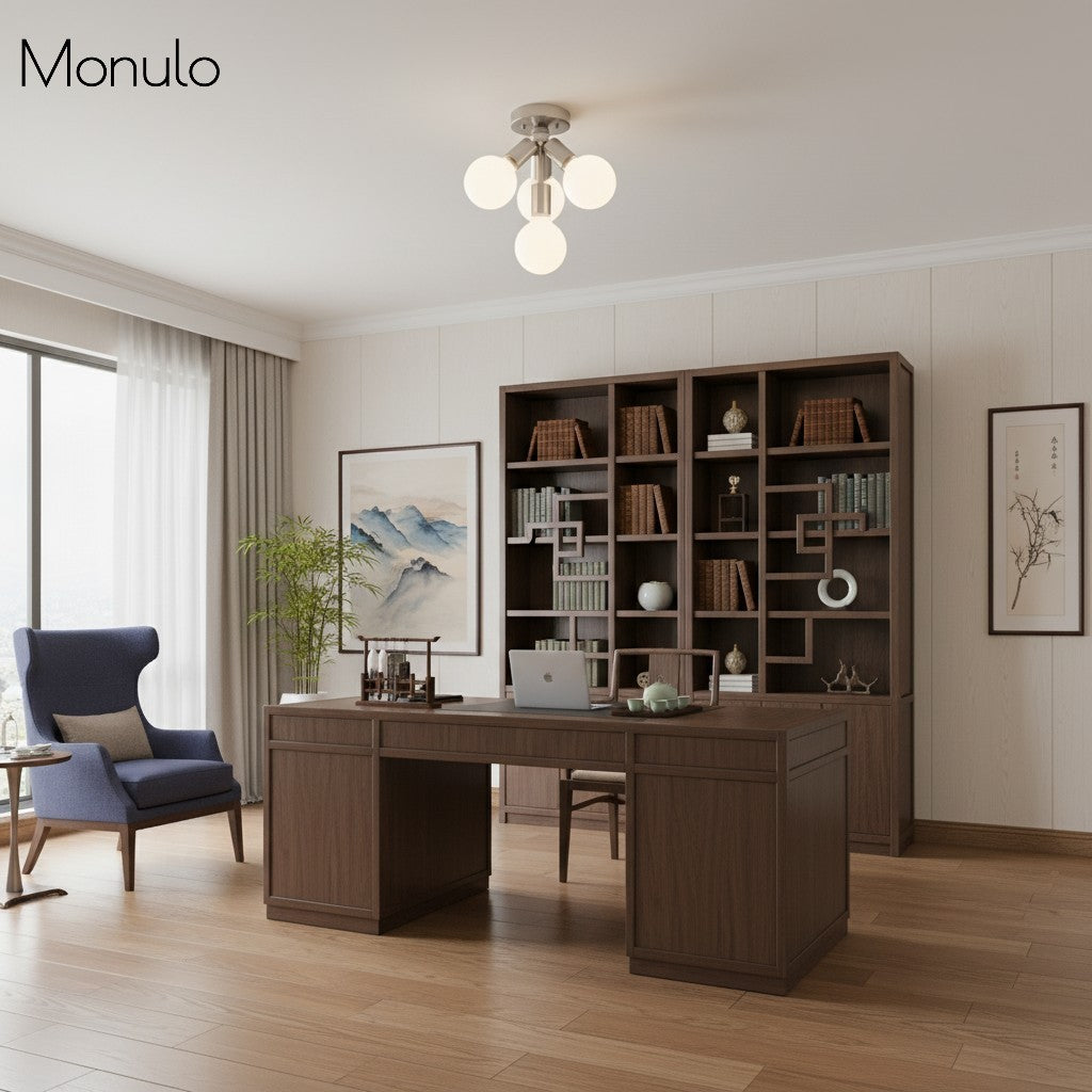 Glorica Glass Elegante Aufputzleuchte - Weißes Kugeldesign für zeitgenössische Innenräume