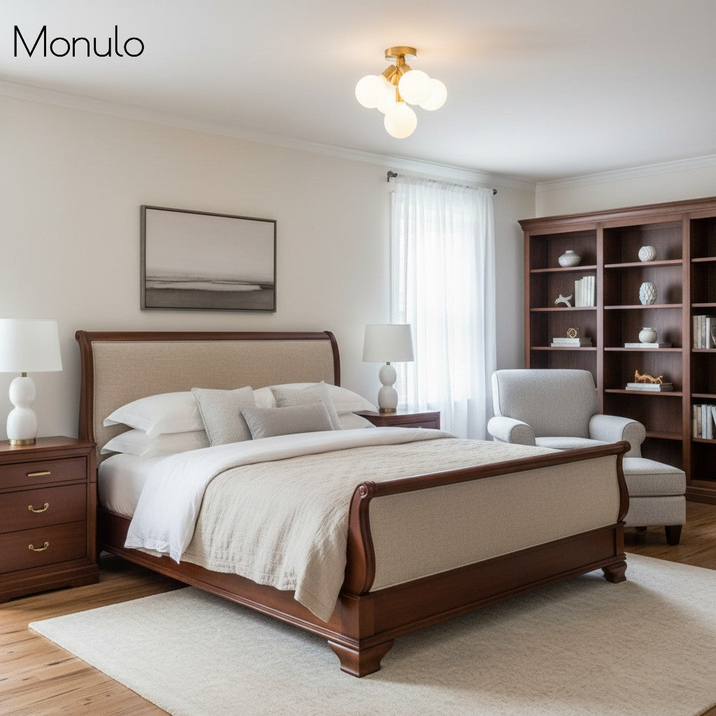 Glorica Glass Elegante Aufputzleuchte - Weißes Kugeldesign für zeitgenössische Innenräume