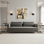 Charger l&#39;image dans la visionneuse de galerie, Applique murale globe en verre Art Déco Tierlux – Lampe en métal et verre pour salon ou salle de bain
