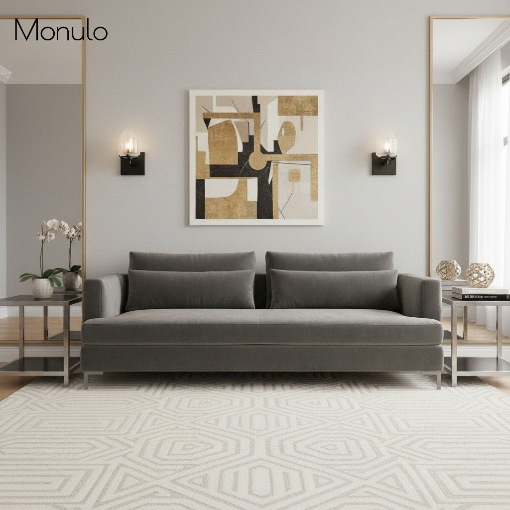 Applique murale globe en verre Art Déco Tierlux – Lampe en métal et verre pour salon ou salle de bain