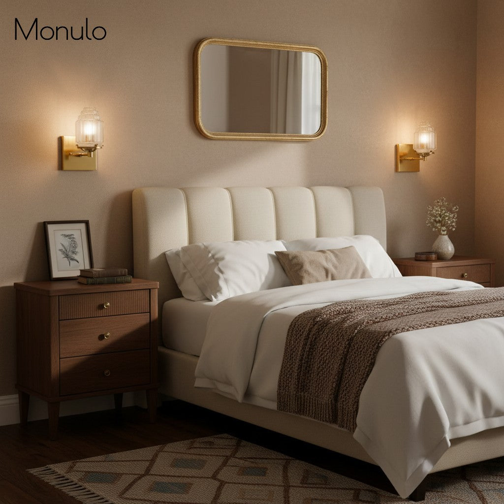 Applique murale globe en verre Art Déco Tierlux – Lampe en métal et verre pour salon ou salle de bain