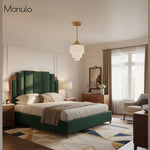 Load image into Gallery viewer, Geotower Glass Layered Globe Art Deco Pendant for Dining Room
