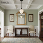 Load image into Gallery viewer, Geotower Glass Layered Globe Art Deco Pendant for Dining Room
