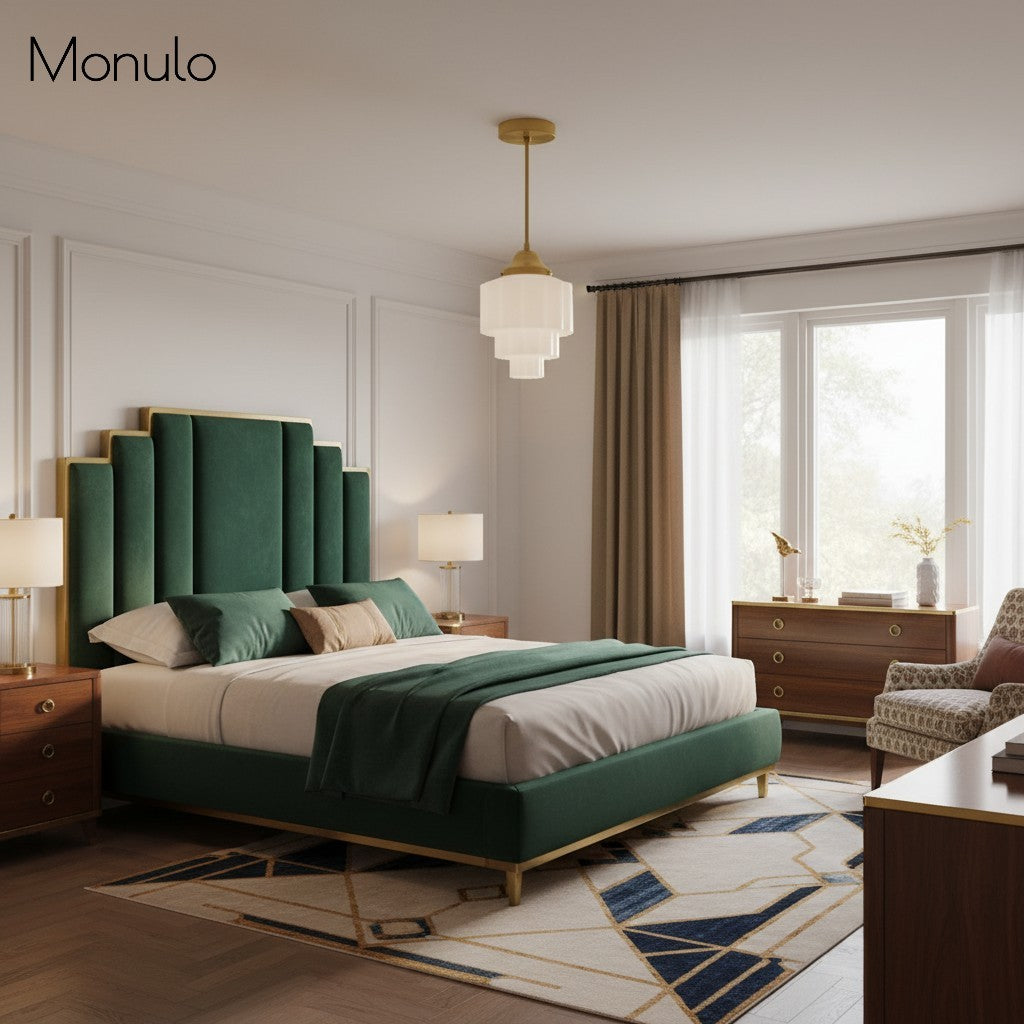 Geotower Glass Layered Globe Art Deco Pendant for Dining Room