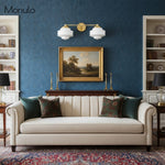 Load image into Gallery viewer, Geotower Glass Elegant Vanity Light – Art Deco Wall-Mounted Bathroom Fixture
