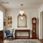 Load image into Gallery viewer, Geotower Glass Layered Globe Art Deco Pendant for Dining Room
