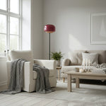 Load image into Gallery viewer, Clinco Artistic Colored Glass Floor Lamp – Ideal for Modern Spaces &amp; Relaxing Ambiance
