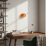 Cargar imagen en el visor de la Galería, Aplique de pared Clinco con forma de globo de cristal contemporáneo: diseño moderno, iluminación versátil para salón, dormitorio y pasillo.
