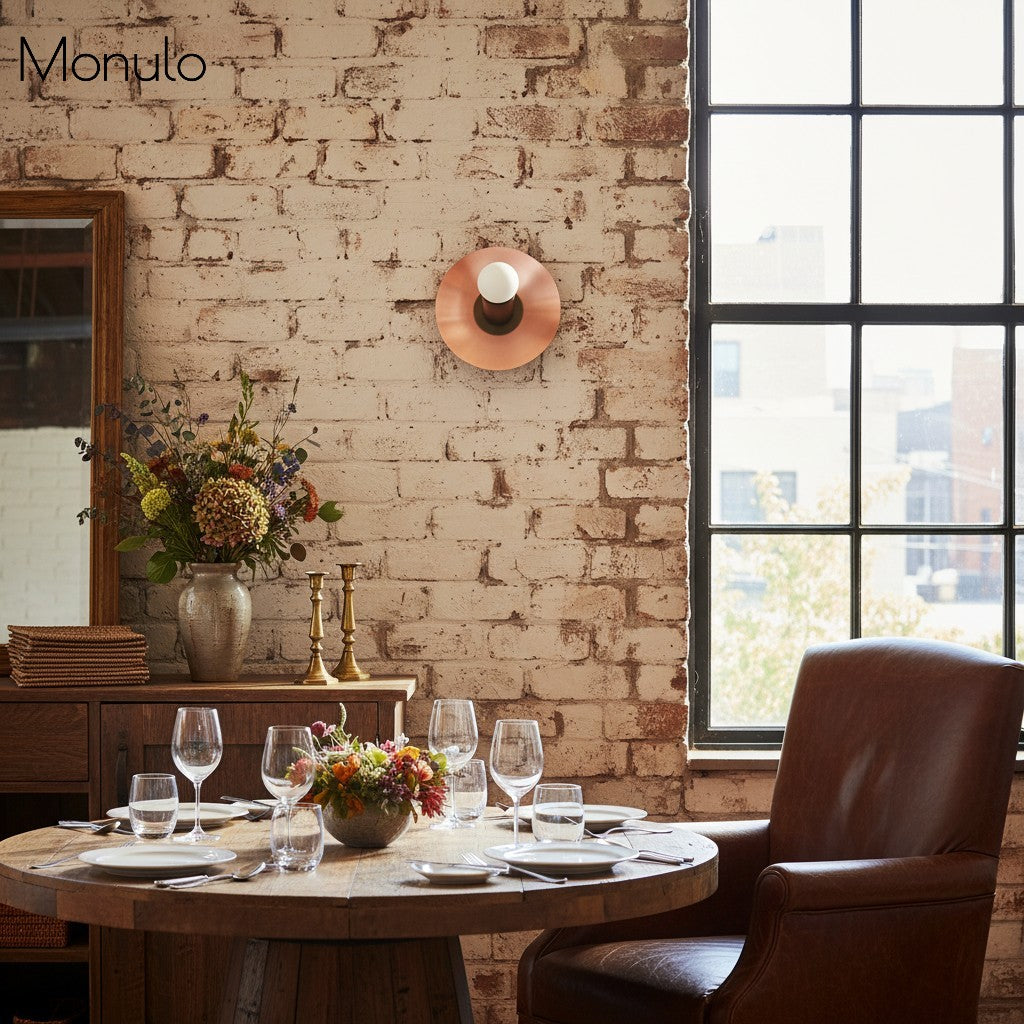 Applique murale Radiro Globe finition métal – Design minimaliste pour salle de bain et couloir