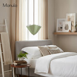 Cargar imagen en el visor de la Galería, Lámpara colgante moderna Bellina: pantalla de cristal curvado artístico con elegante suspensión metálica