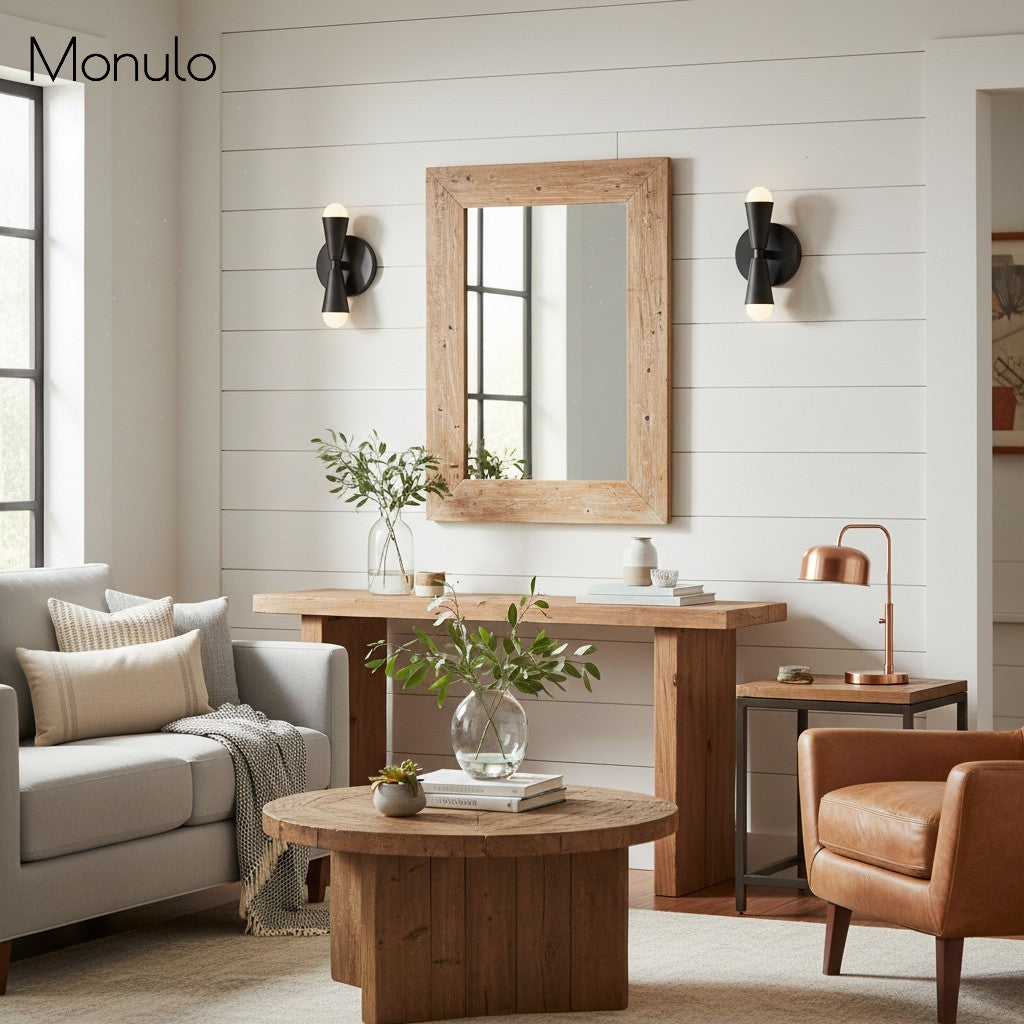 Aplique de pared cónico moderno Pyralis Cone – Lámpara de pared metálica de estilo rústico moderno para pasillo o baño